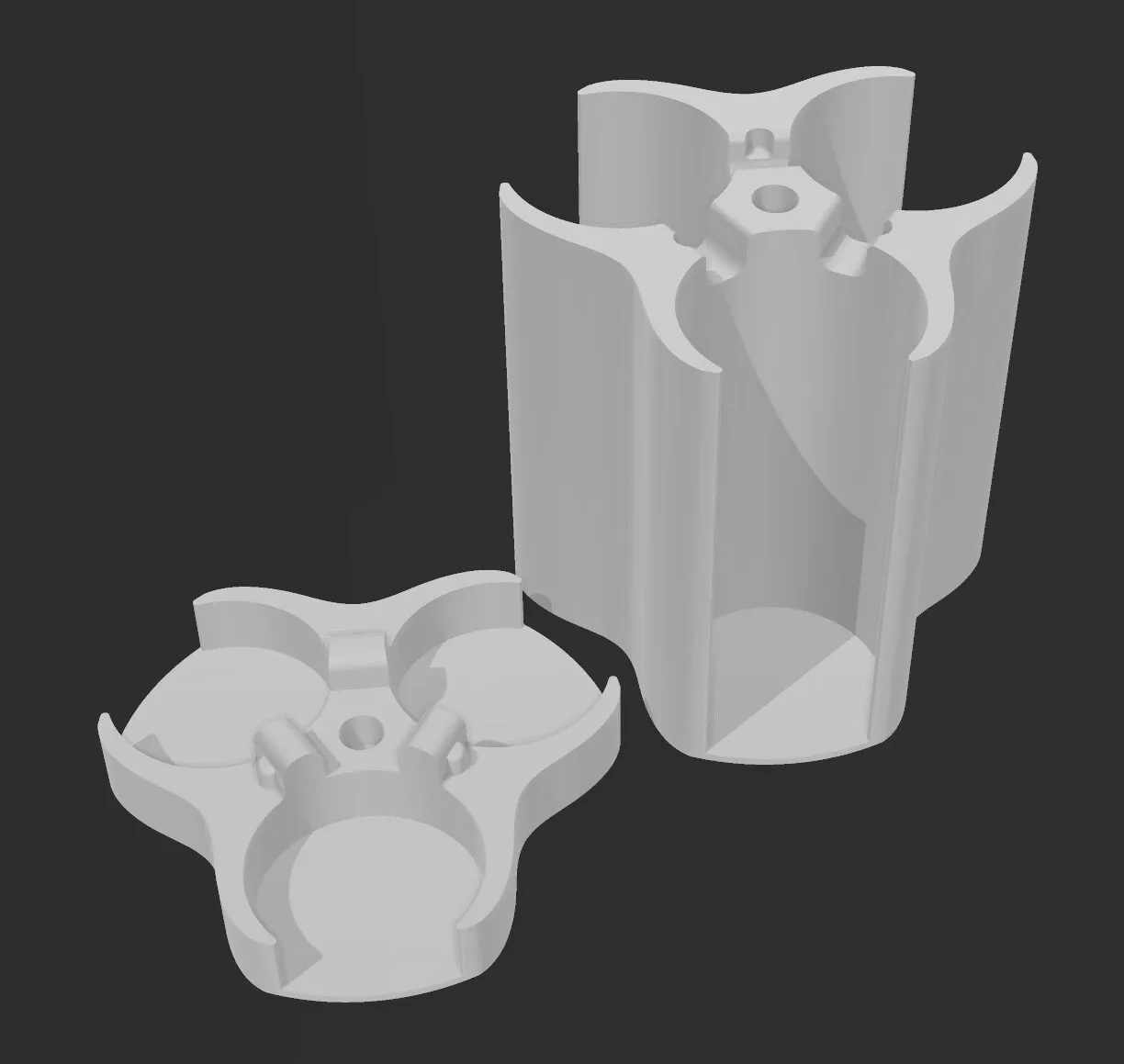 Tháp Hộp Xúc Xắc D20 Tròn Có Nam Châm