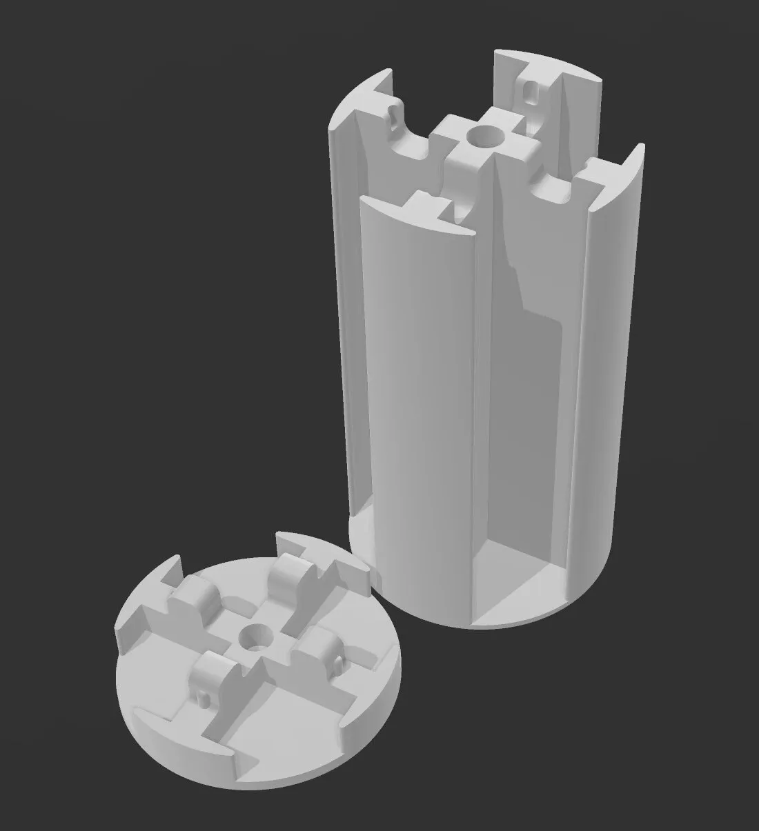 Round D6 Dice Box Tower With Magnets