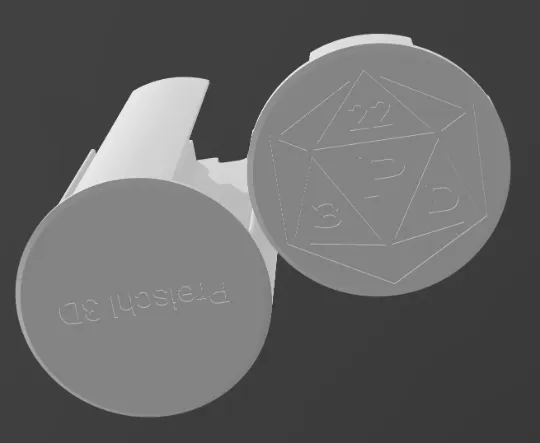 Round D6 Dice Box Tower With Magnets