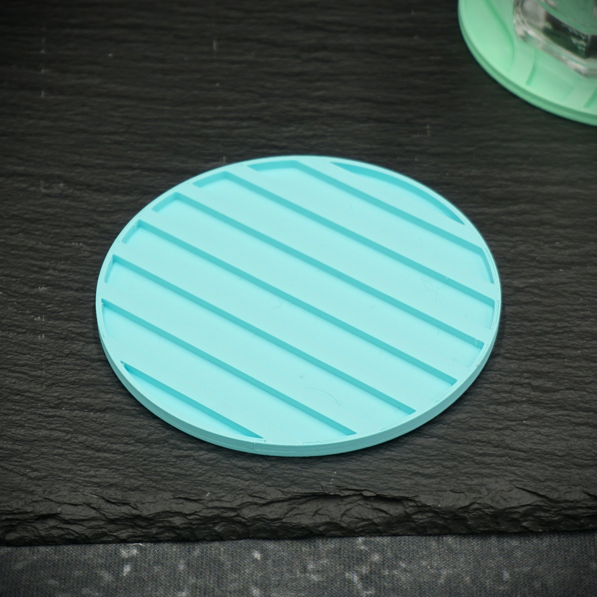 Minimalist coasters with storage