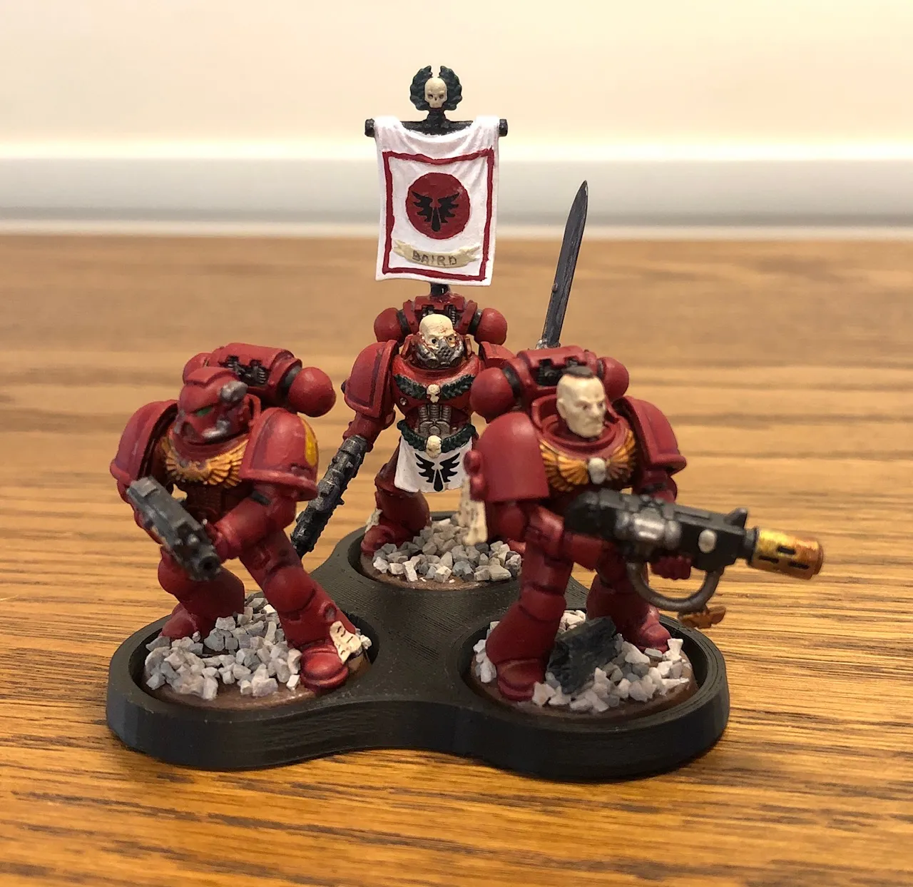 Đế Nhóm 3 Mô Hình - Đường Kính 25mm - Warhammer / D&D