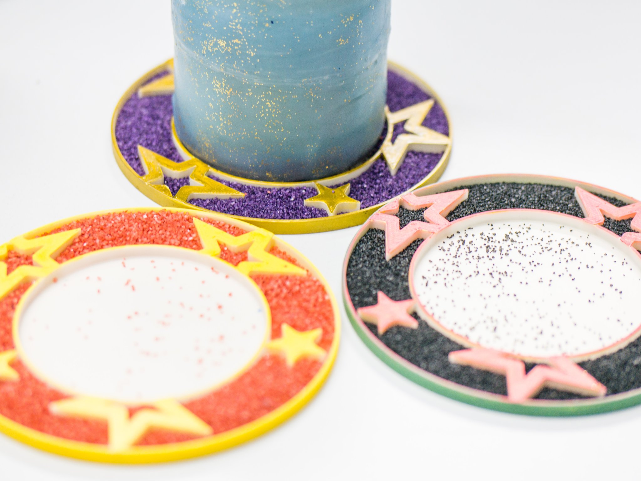 Tiêu đề Đế lót nến Giáng sinh nhiều kích cỡ trang trí bằng