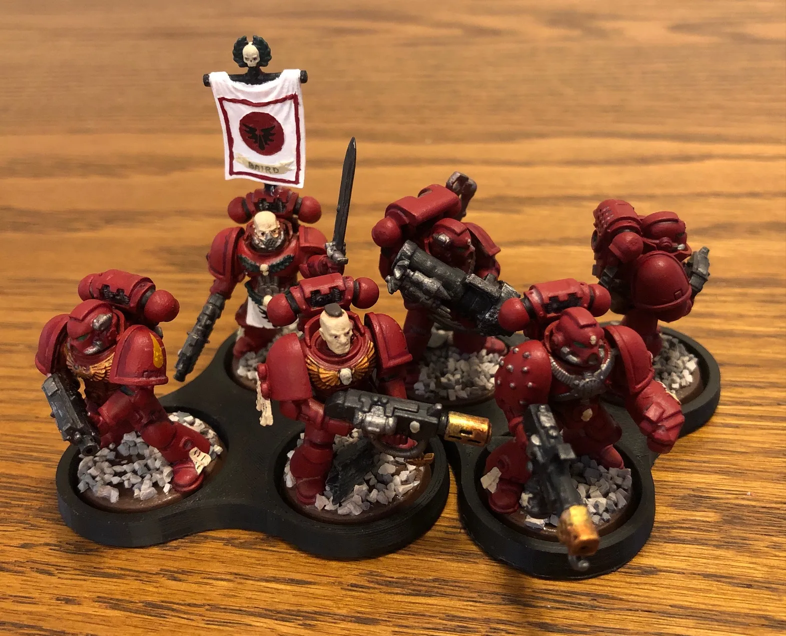 Đế Nhóm 3 Mô Hình - Đường Kính 25mm - Warhammer / D&D