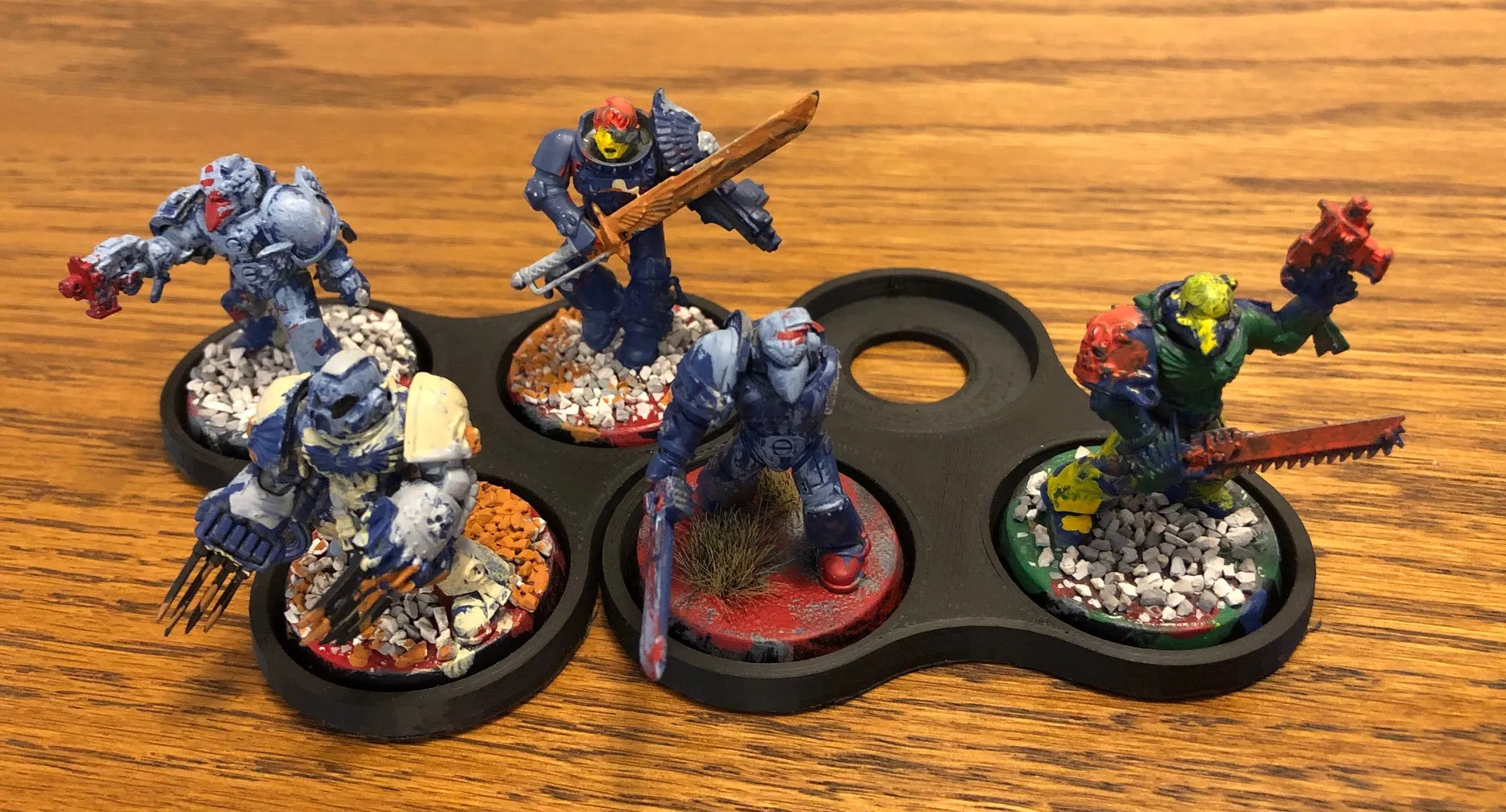 Đế Lính 3 Con x3 - Đường Kính 32mm - Warhammer / D&D