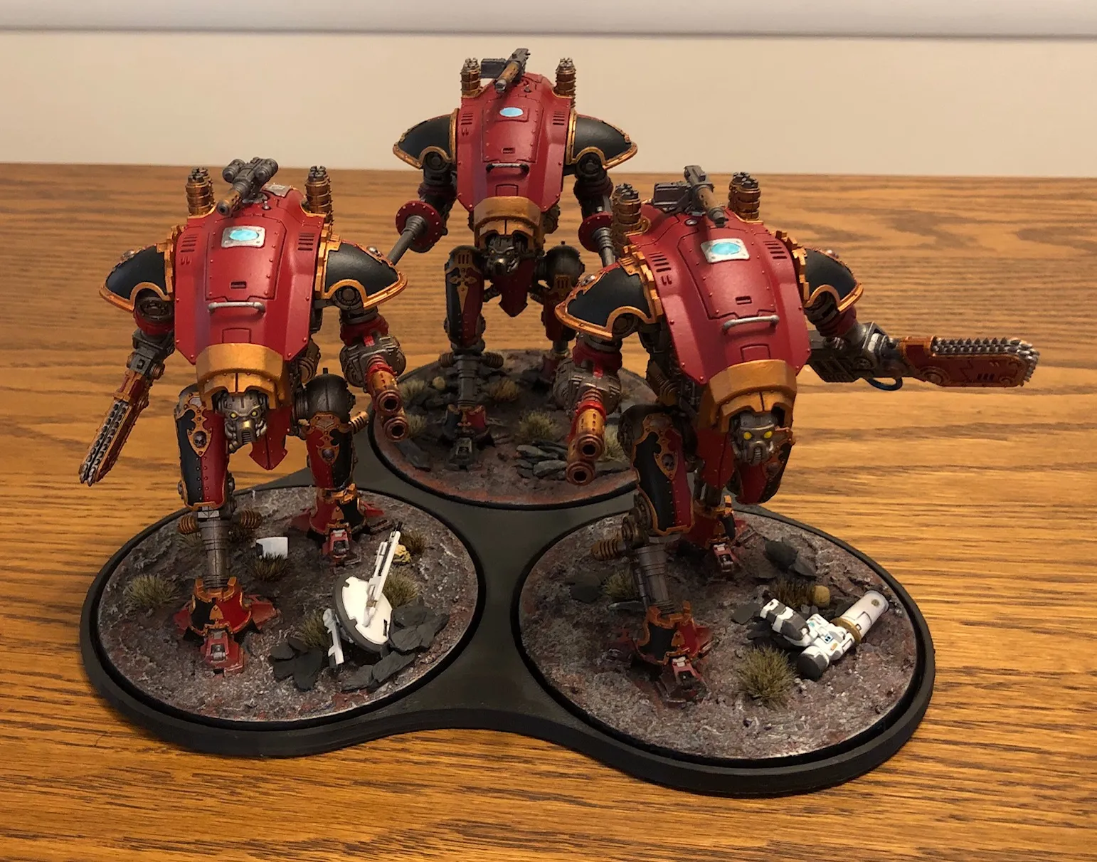 Đế Đội Hình x3 - Đường Kính 100mm - Warhammer / D&D