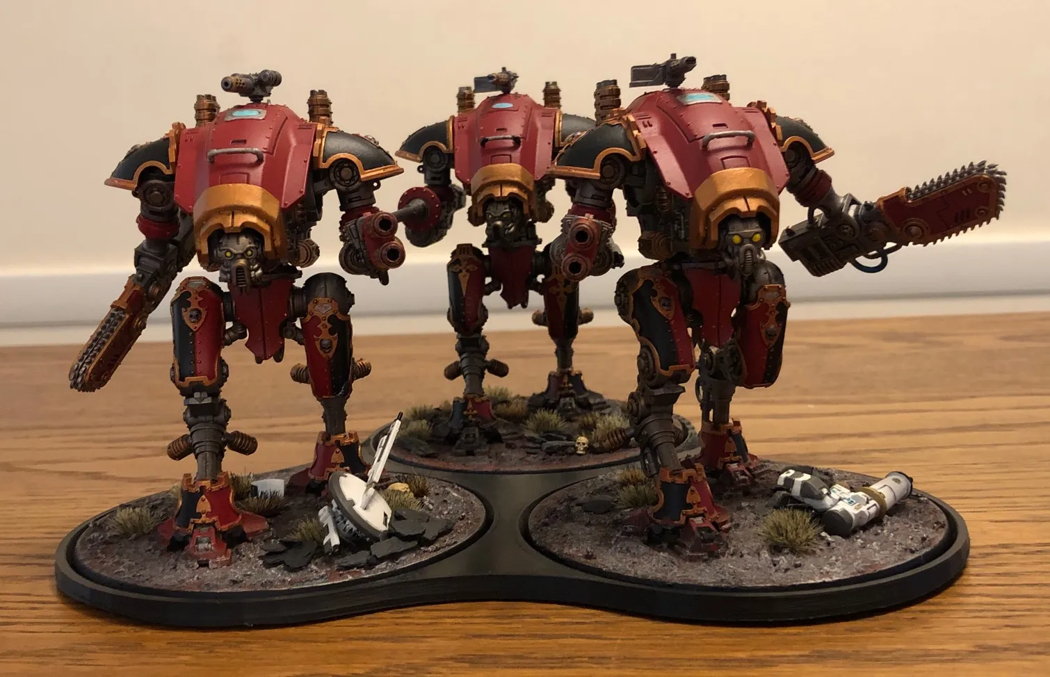 Đế Đội Hình x3 - Đường Kính 100mm - Warhammer / D&D