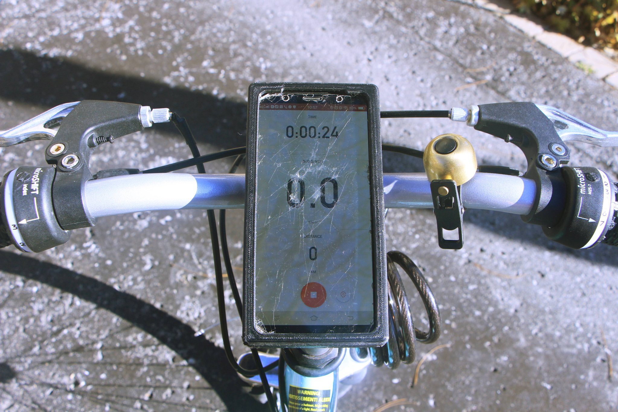 Tiêu đề Giá đỡ điện thoại đơn giản cho tay lái xe đạp Tó