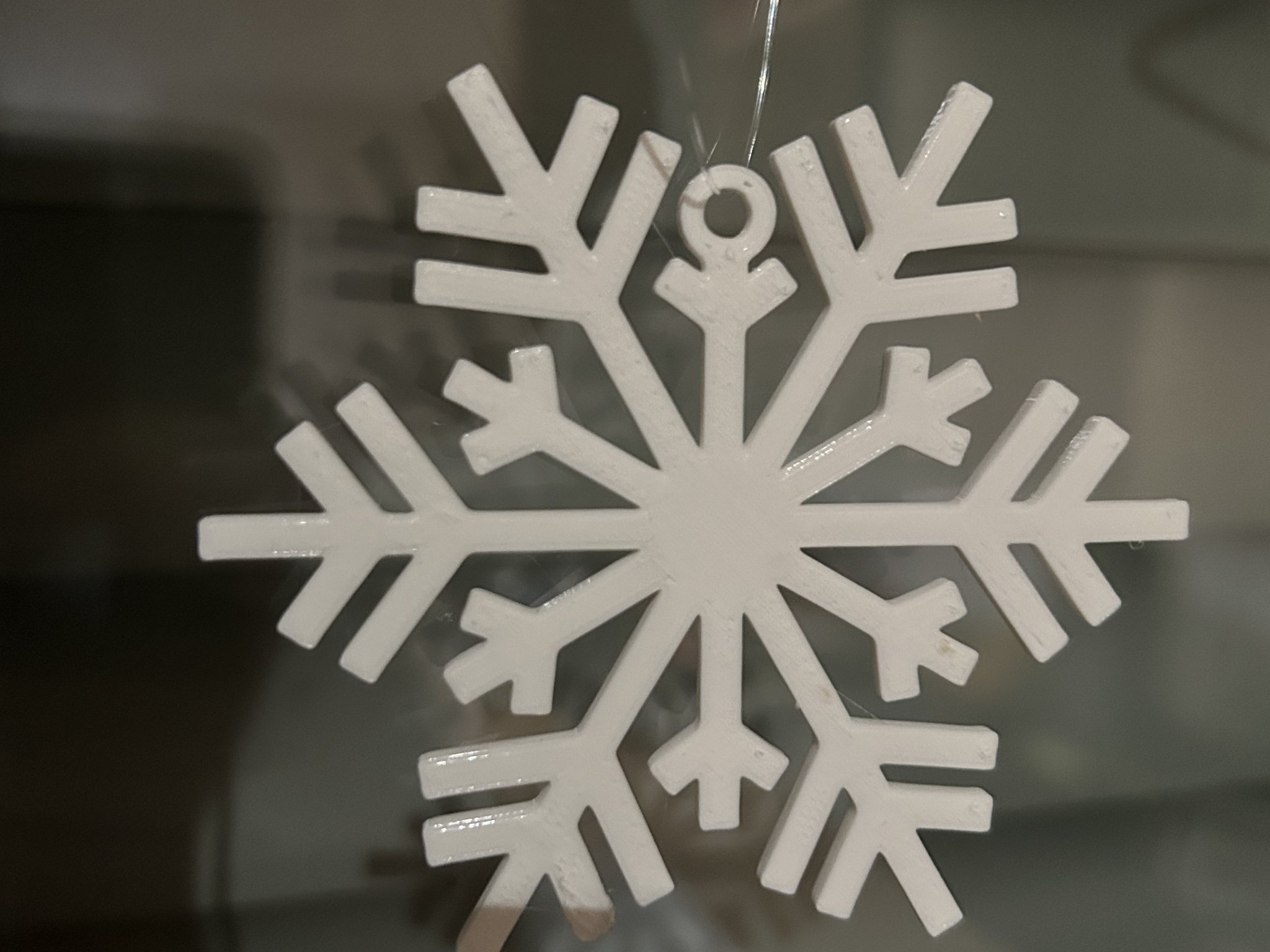 Tiêu đề Snowflake - single - flat - for Window - 25d - Schneeflocke einzel