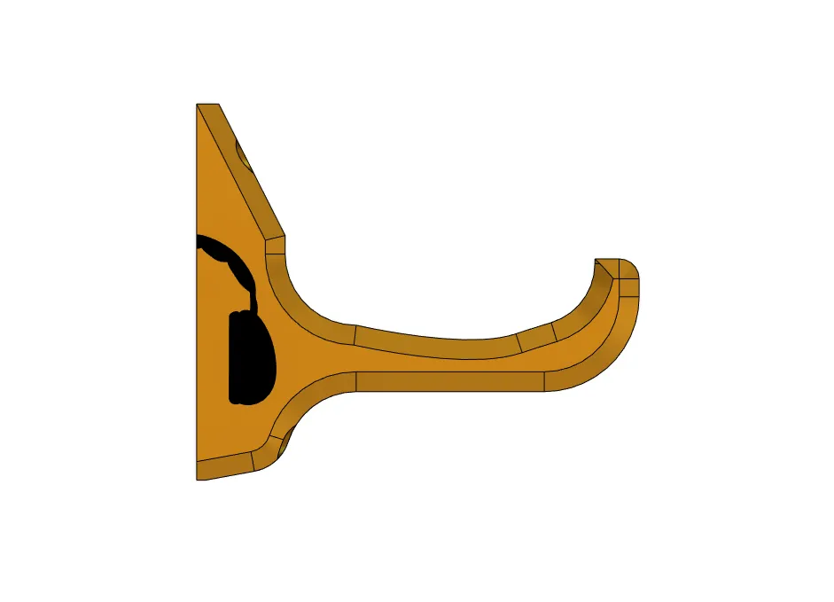 Giá đỡ tai nghe/bảo vệ tai có 2 lỗ M8