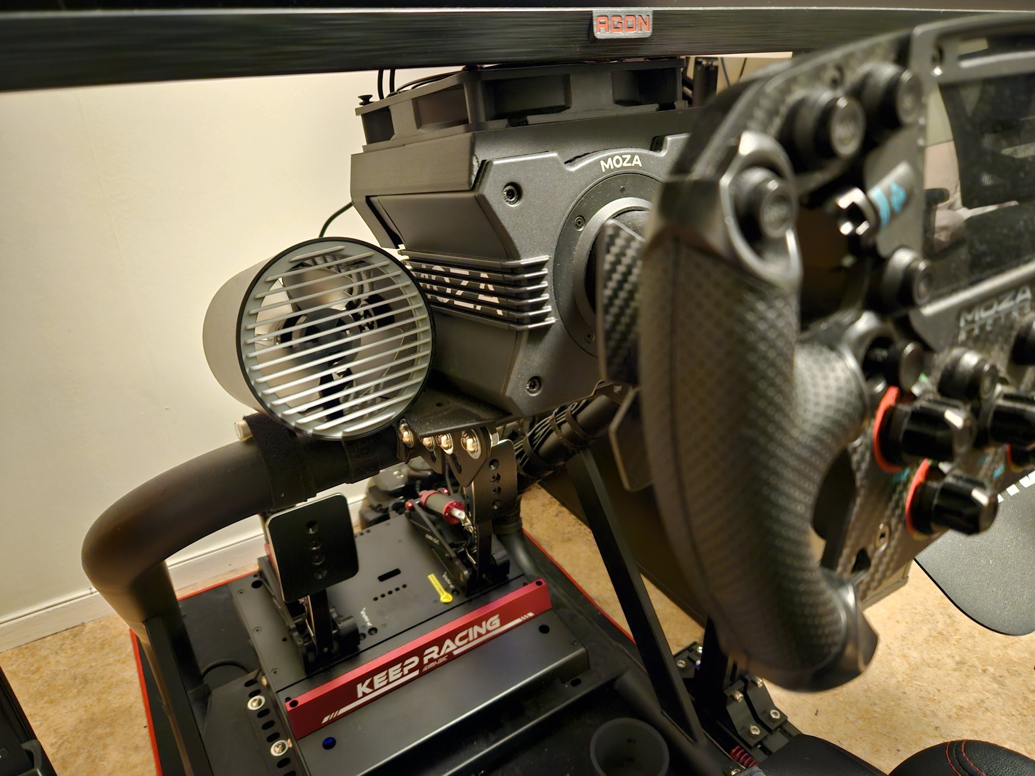 Tiêu đề tản nhiệt Moza r9 Tổng hợp Vỏ quạt Moza cho quạt 14