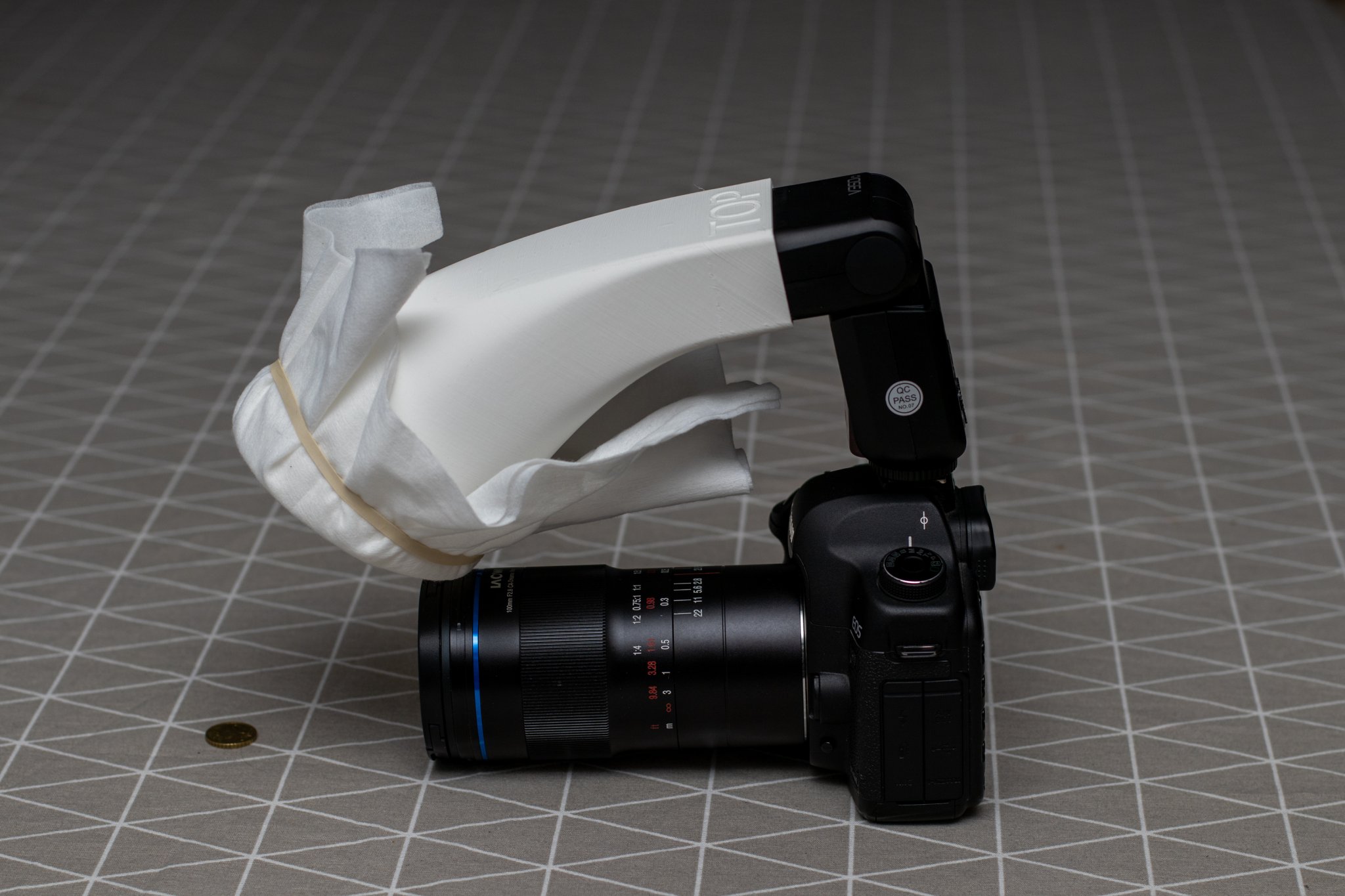 Bộ khuếch tán ánh sáng macro cho Godox V350