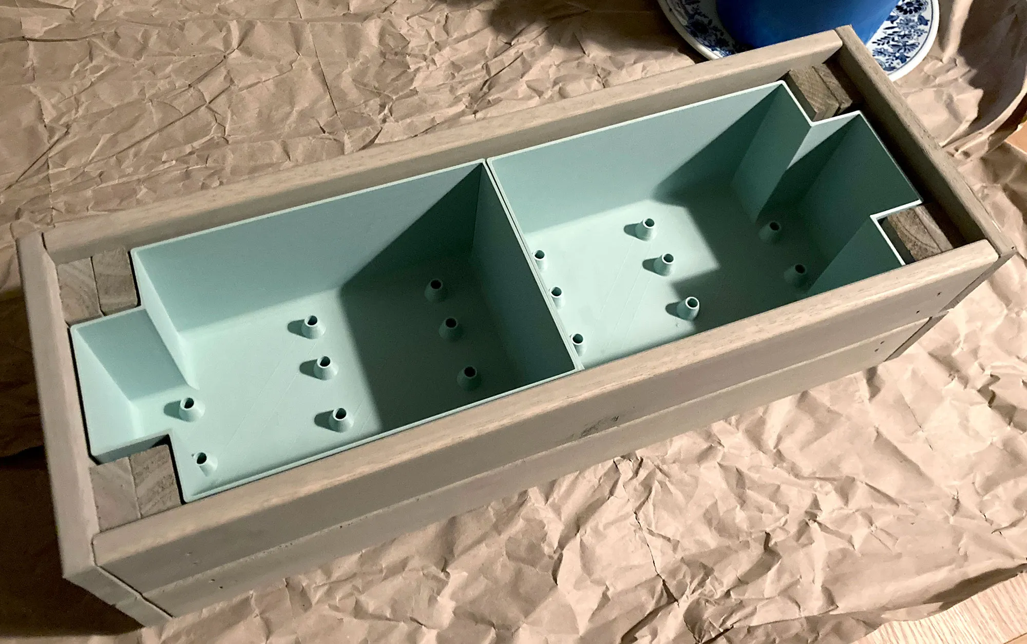 Plant pot for IKEA window box Stjärnanis