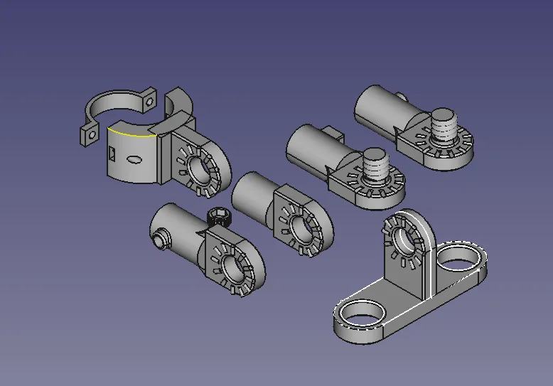 Ngàm chân đèn flash cho đèn khớp nối