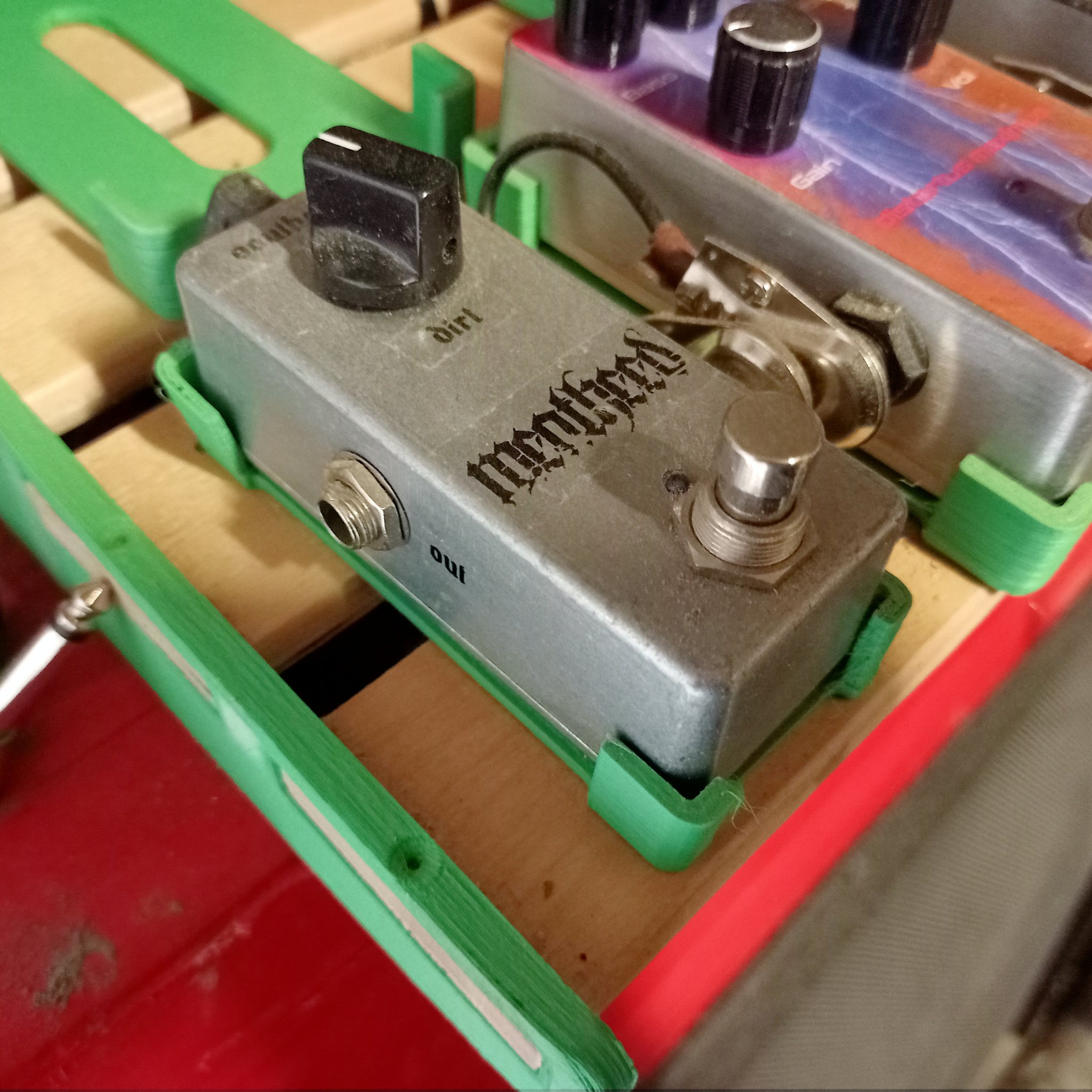 Pedal board mounts