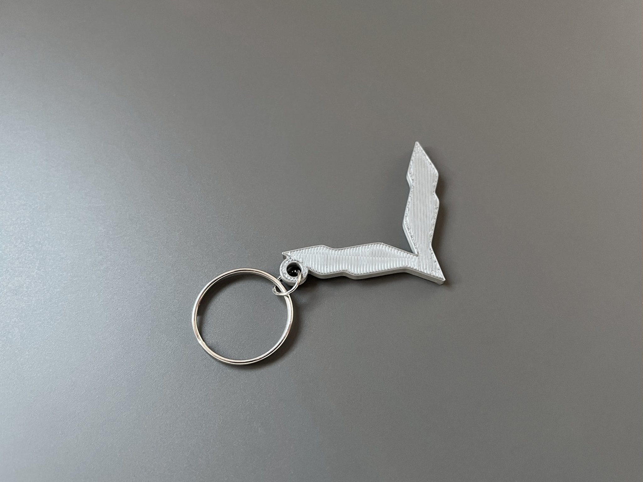 Tiêu đề Móc khóa Corvette Tóm tắt In 3D móc khóa thương hiệu C