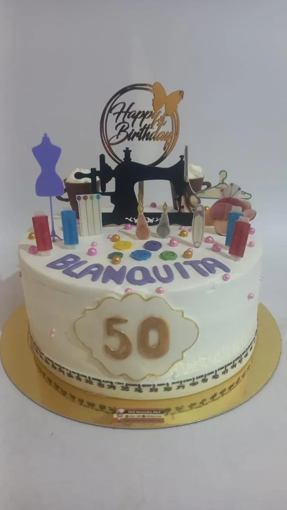 sewing machine Cake Topper