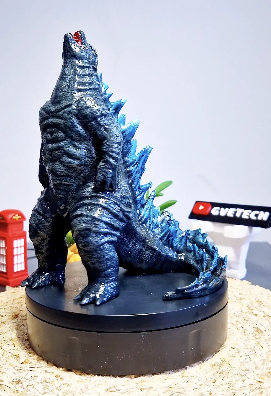 Tiêu đề Godzilla Tóm tắt Bản in 3D của Godzilla chuẩn bị trút