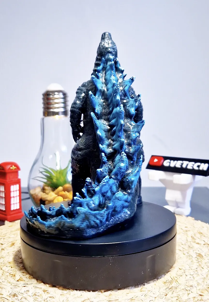 Tiêu đề Godzilla Tóm tắt Bản in 3D của Godzilla chuẩn bị trút