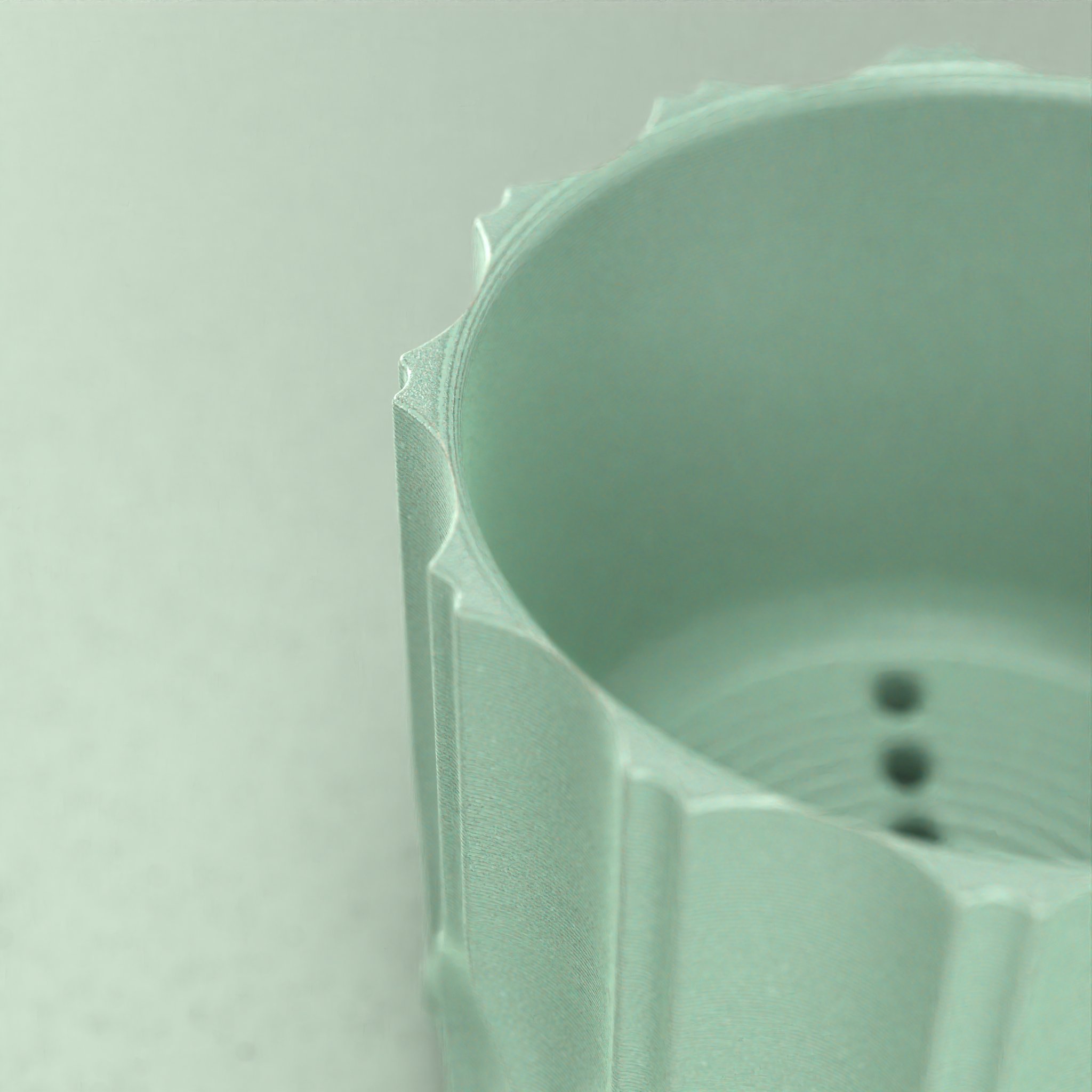 Tiêu đề WAVE ALOE PLANTER Tóm tắt Đây là mẫu chậu trồng cây