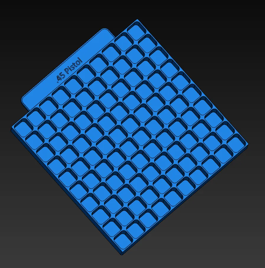 Tiêu đề Nạp lại khay toàn Cal ngắn 45 Ladebrett Wiederladen Tó