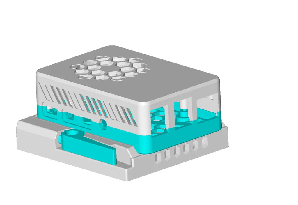 Tiêu đề Raspberry Pi 4 Quick Release Latching Mount phiên bản 2020 T-sl