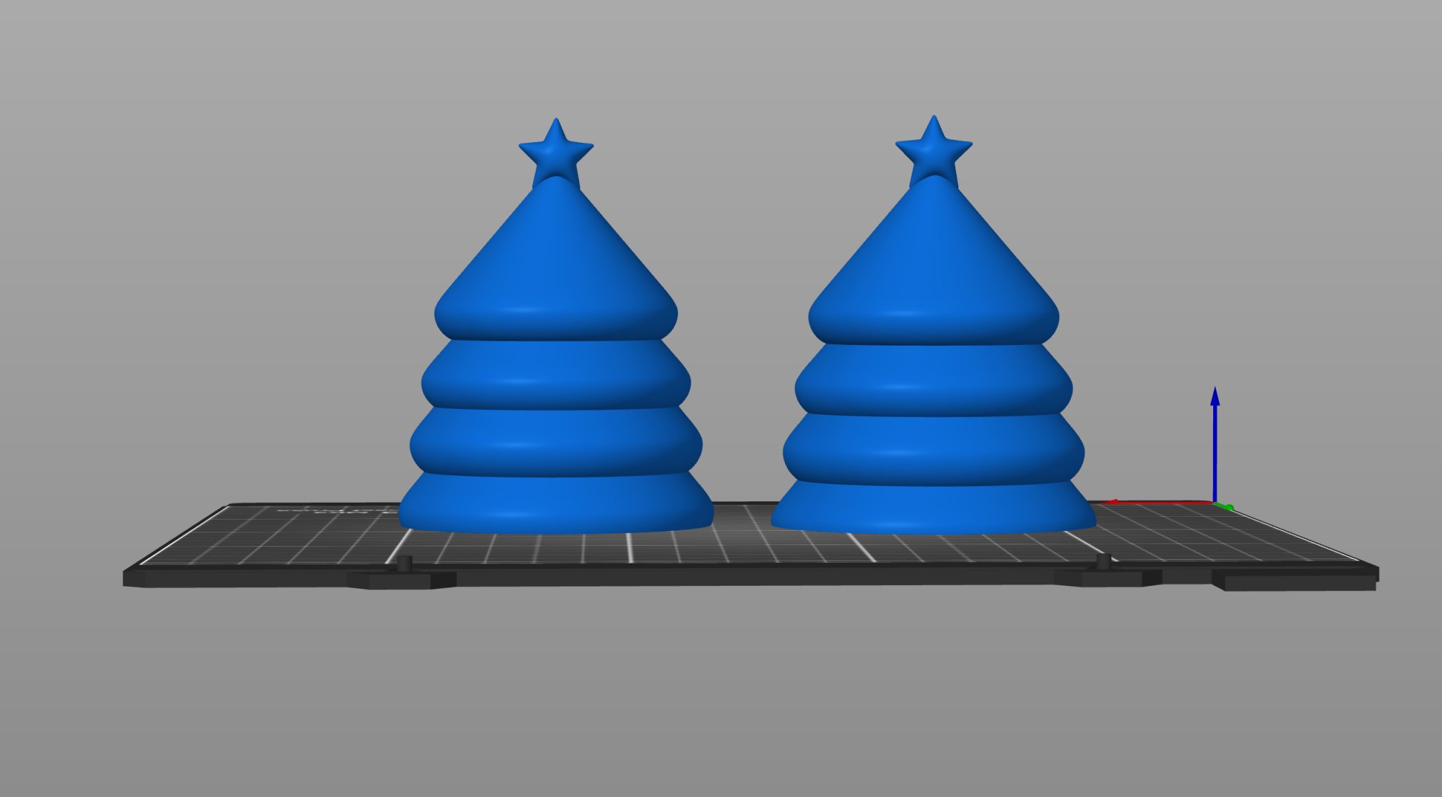 Mô hình 3D Cây thông Giáng sinh kèm Làng