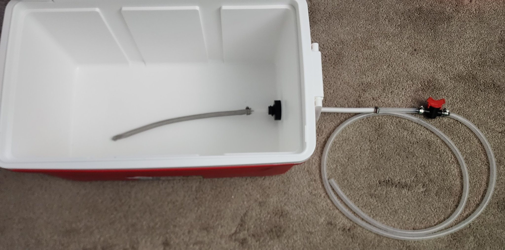 Batch sparge mash tun parts