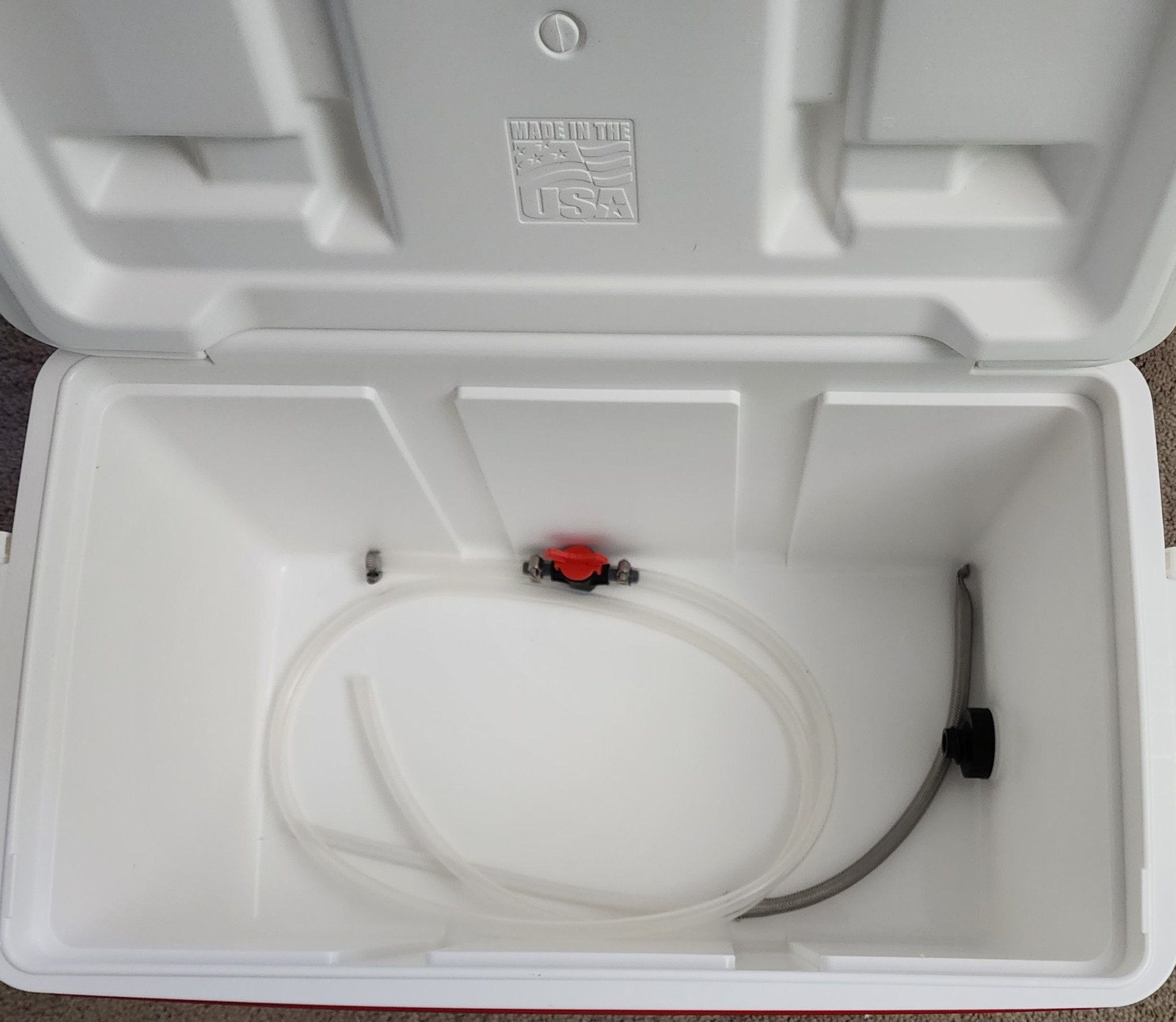 Batch sparge mash tun parts