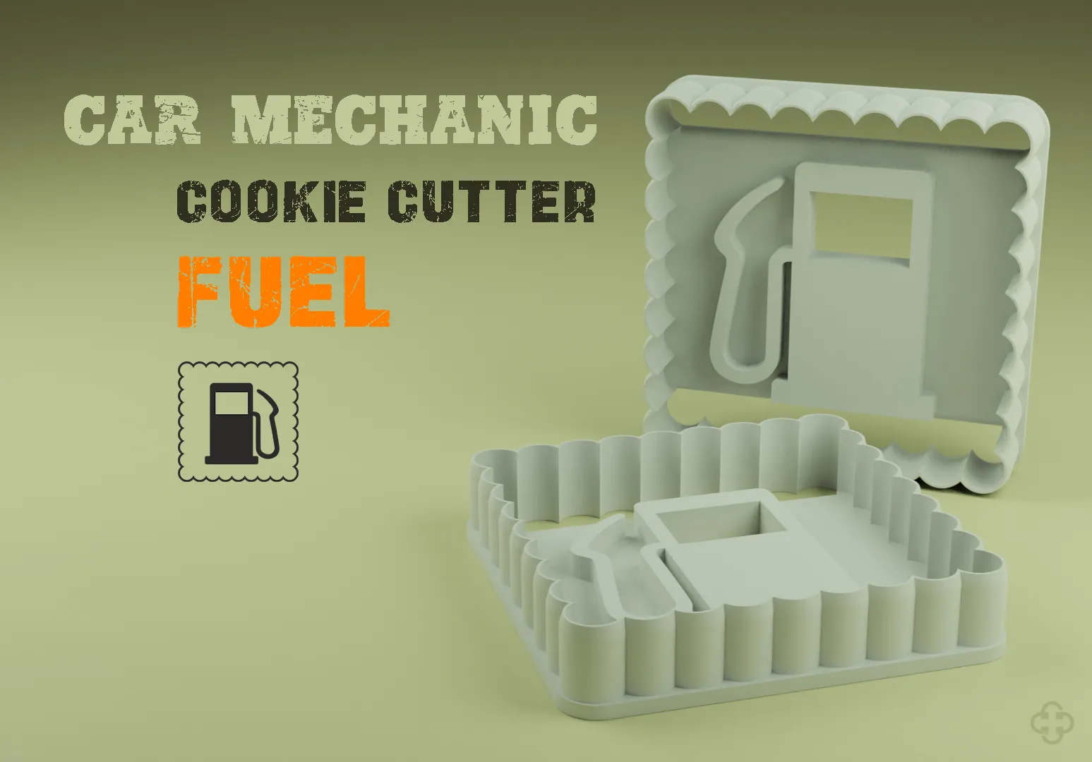 Car mechanic Cookie Cutter (Fuel)