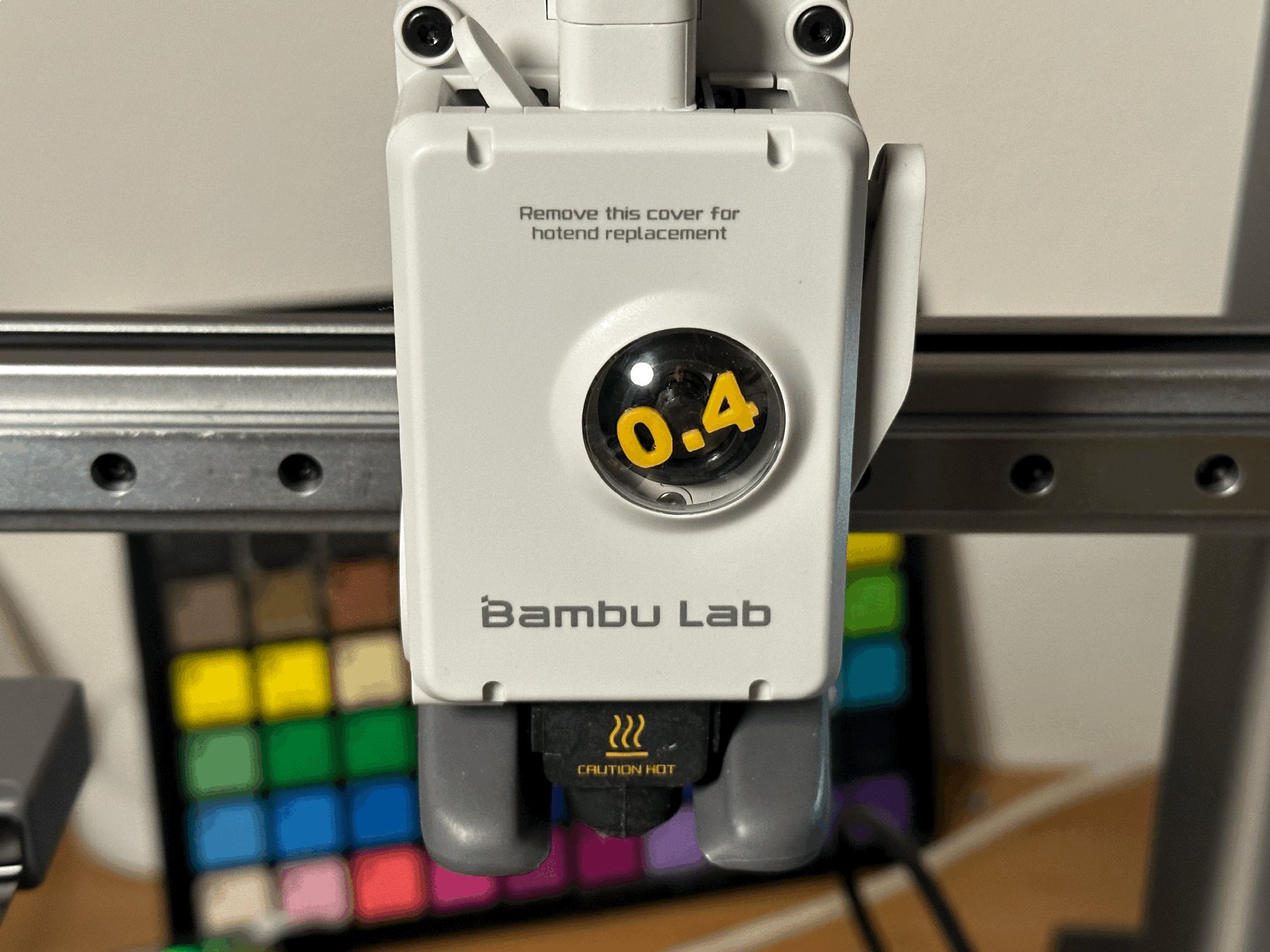 Tiêu đề Hộp đựng vòi phun có đĩa trạng thái cho Bambulab A1 Min