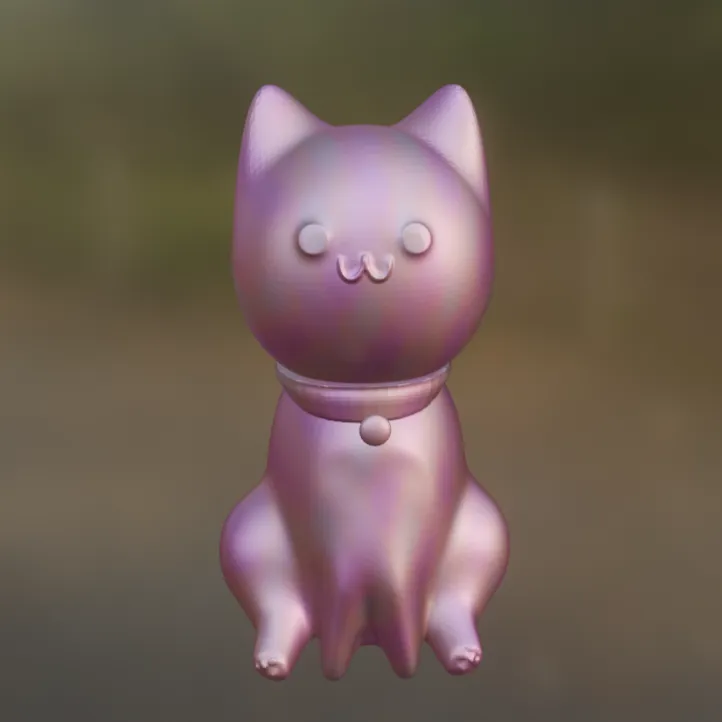Chibi Monster-Tailed Cat
