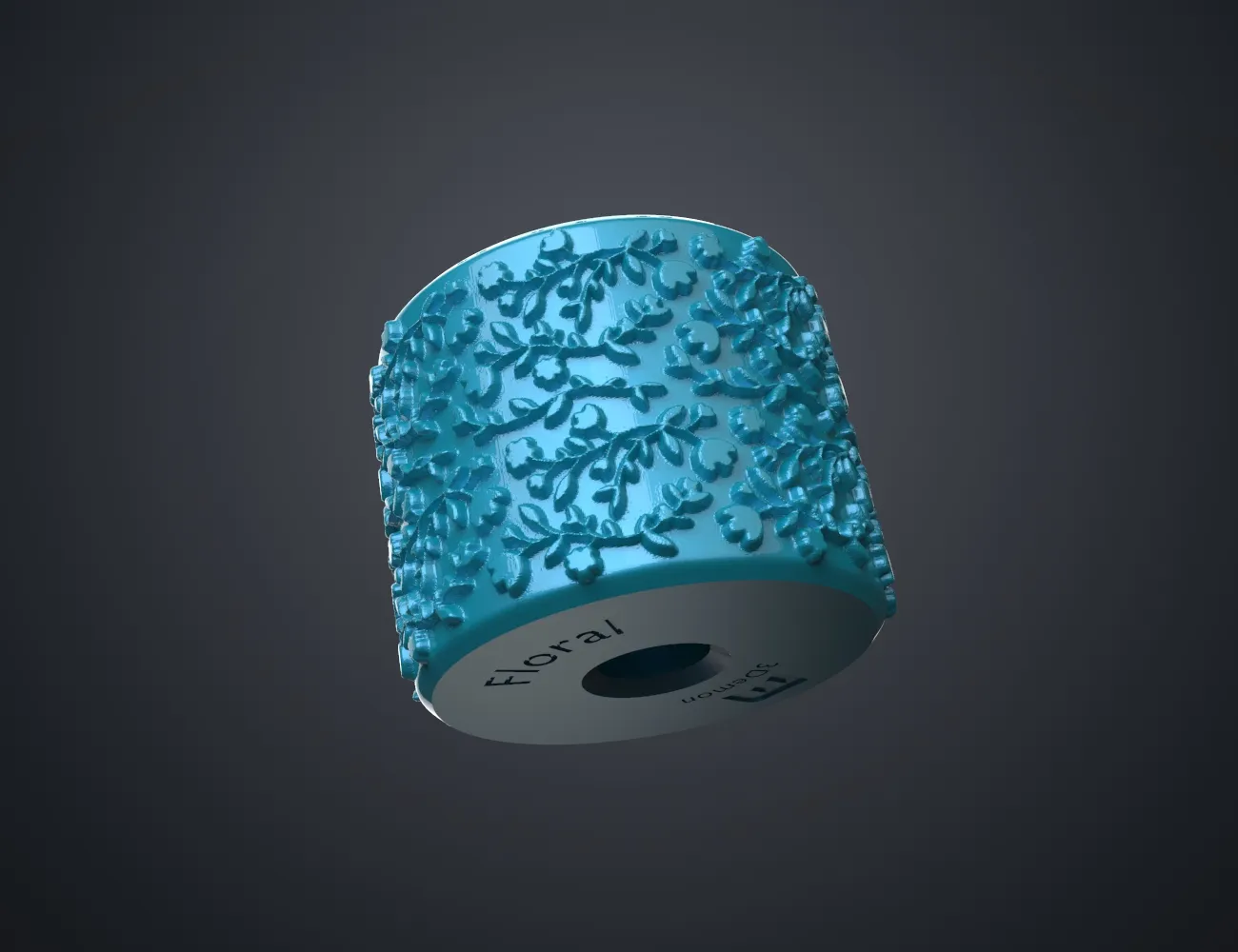 Tiêu đề Con lăn kết cấu hoa giữa 17 Tóm tắt Mô hình 3D kỹ