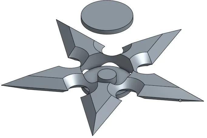 Tiêu đề Ninja Star Fidget Tóm tắt Được thiết kế với các kí