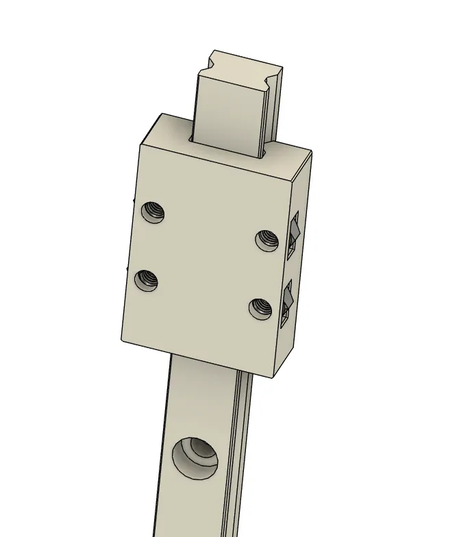 3D-printable MGN rails!