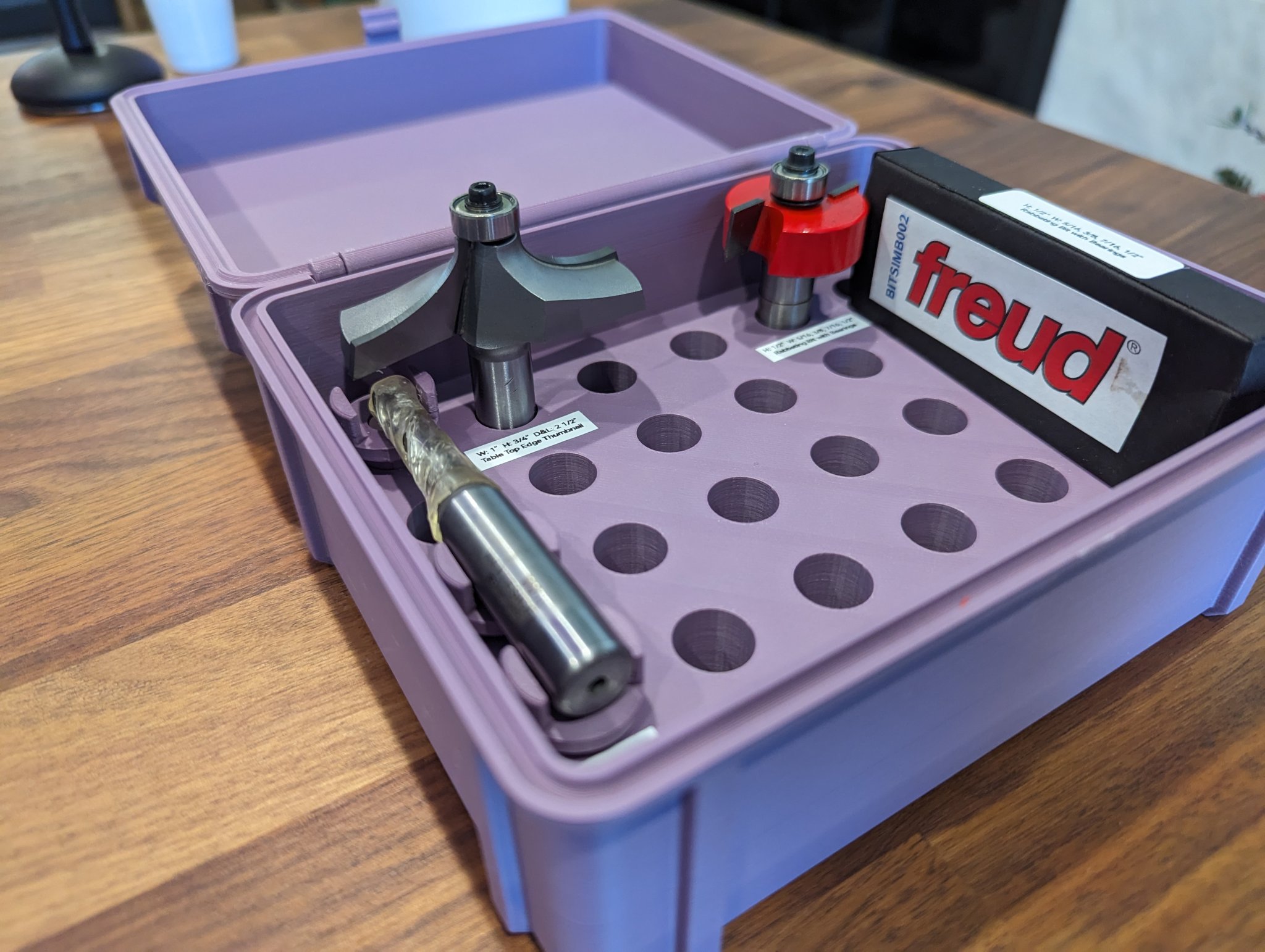 1/2" Router Bit Box