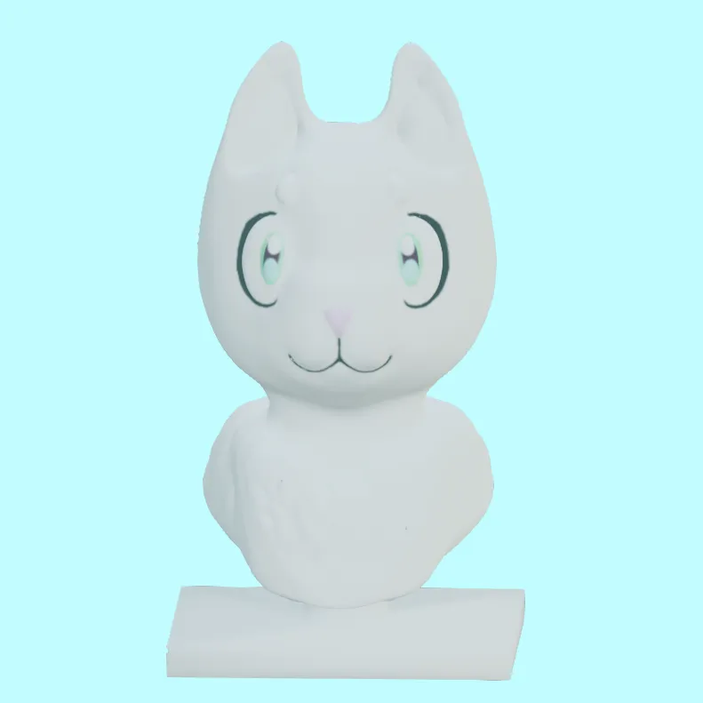 Cartoon/Anime-ish Cat Bust