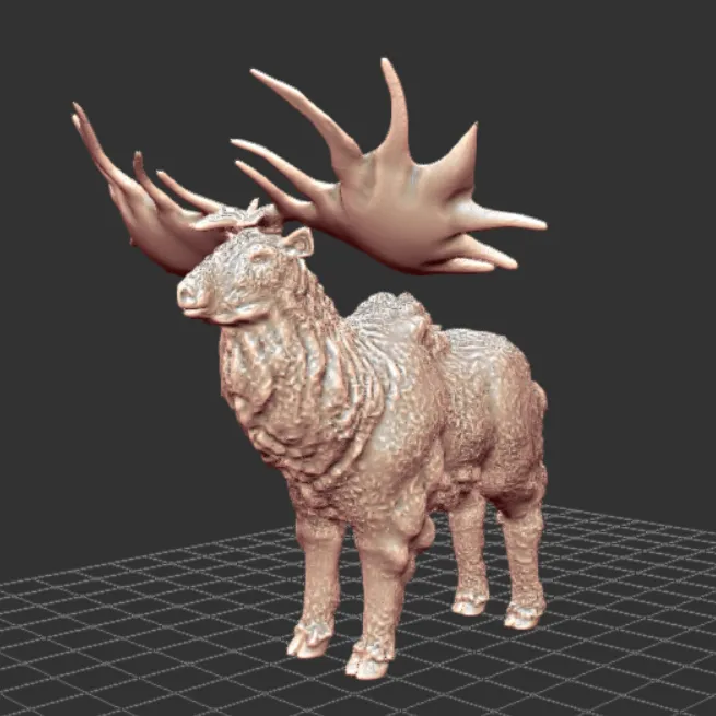 Tiêu đề Megaloceros Giganteus Tóm tắt Hươu lớn từ Thảo nguyên