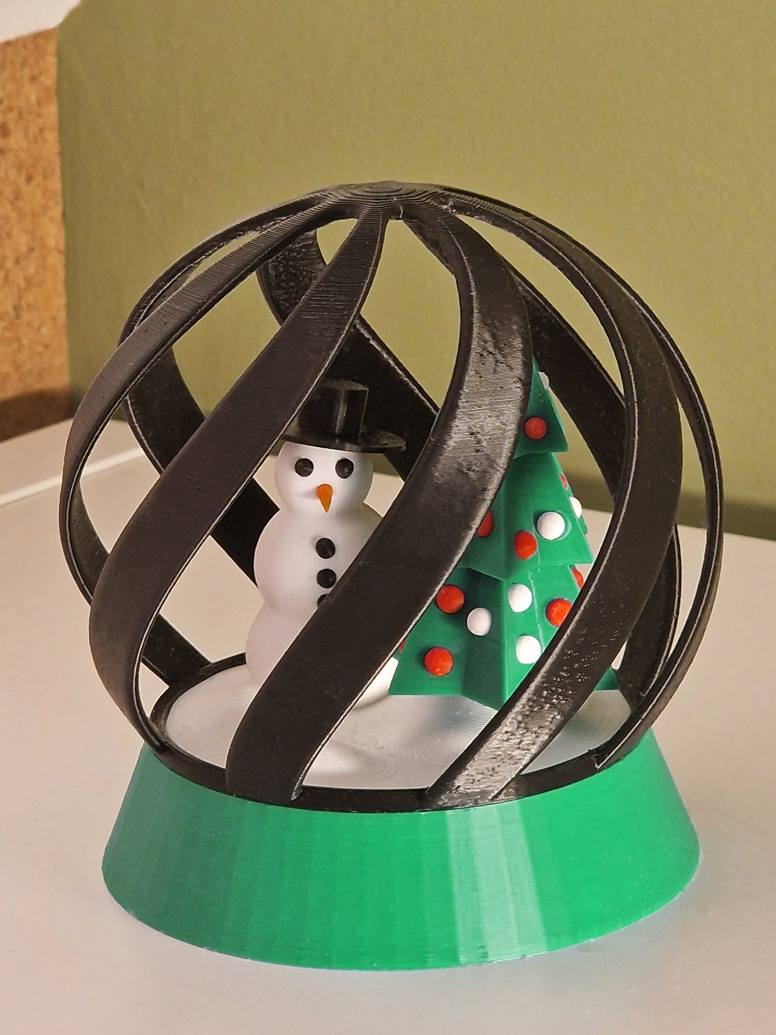 Quả Cầu Tuyết Người Tuyết & Cây Thông Noel