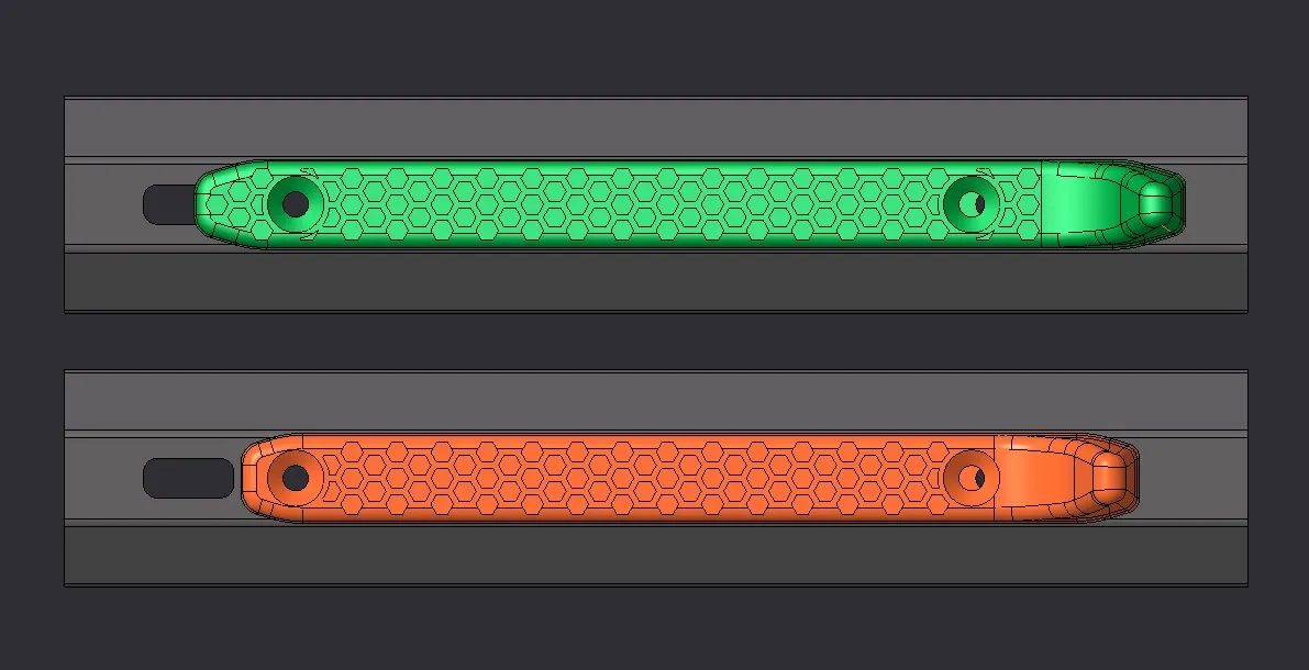 Ốp Che Khe Ray M-LOK và Tay Nắm Đi Kèm