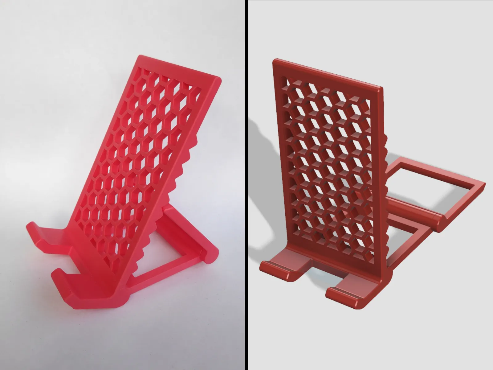 Chân đế Điện thoại/Máy tính bảng Điều chỉnh được In liền | Giá đỡ | Tổ ong