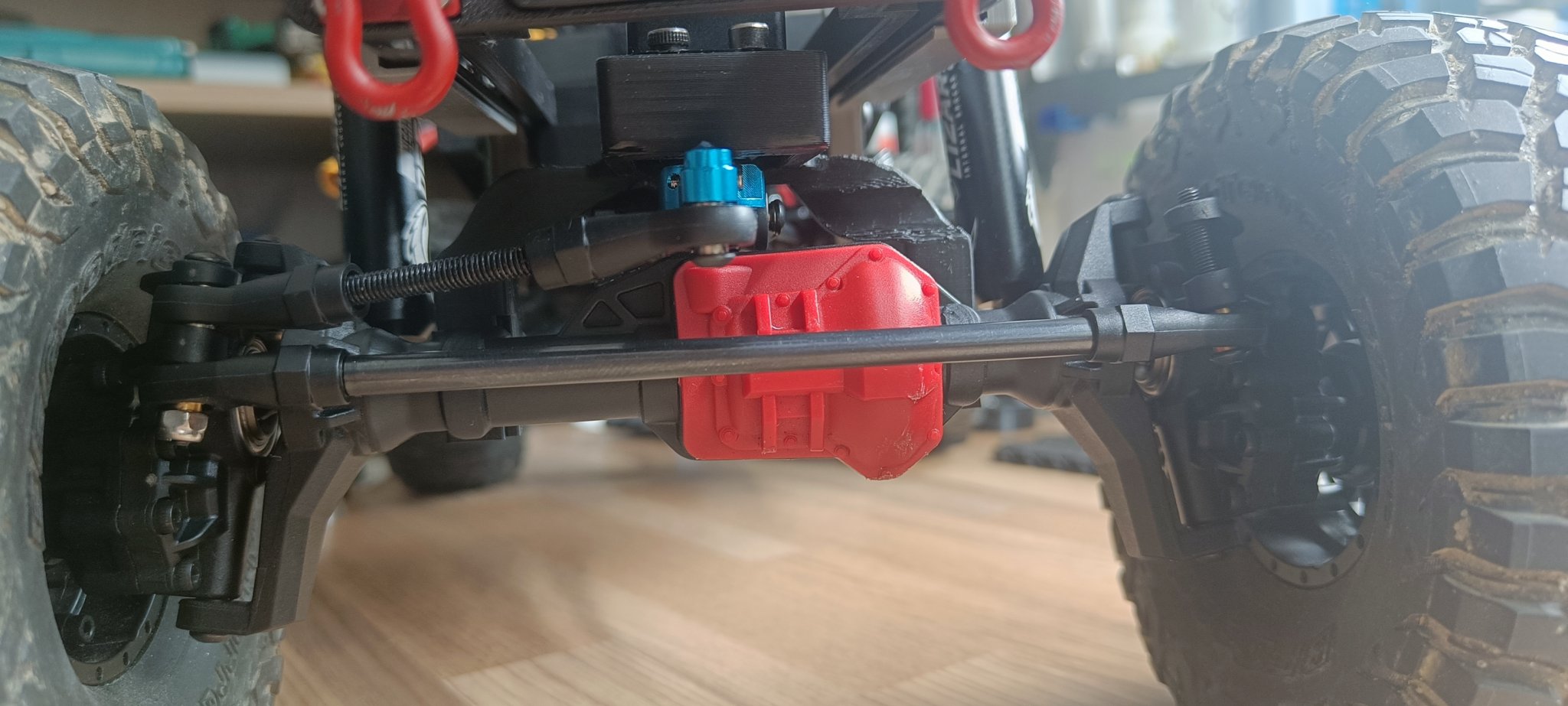 Trục Sau Lái, Servo Gắn Trên Trục Cho TRX-4