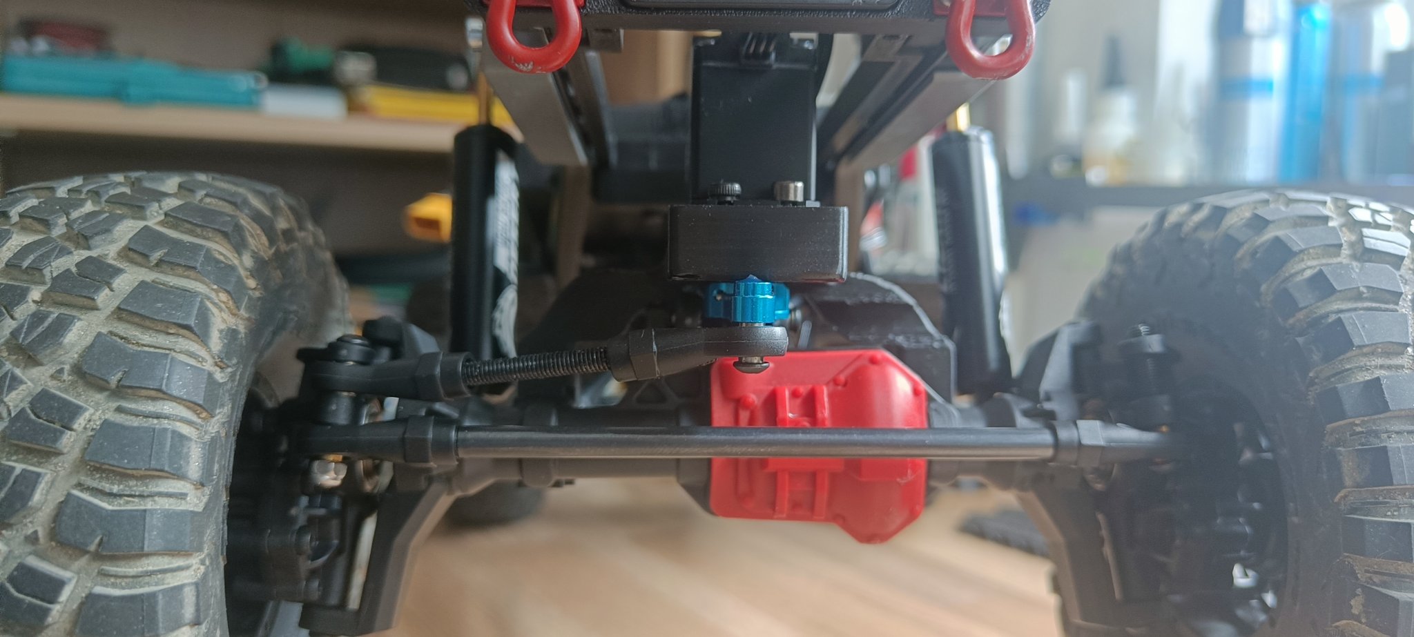 Trục Sau Lái, Servo Gắn Trên Trục Cho TRX-4