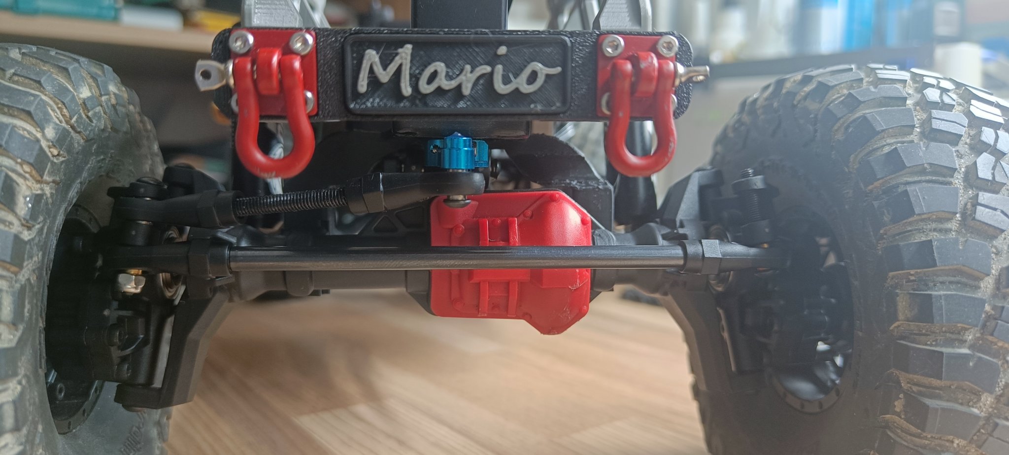 Trục Sau Lái, Servo Gắn Trên Trục Cho TRX-4