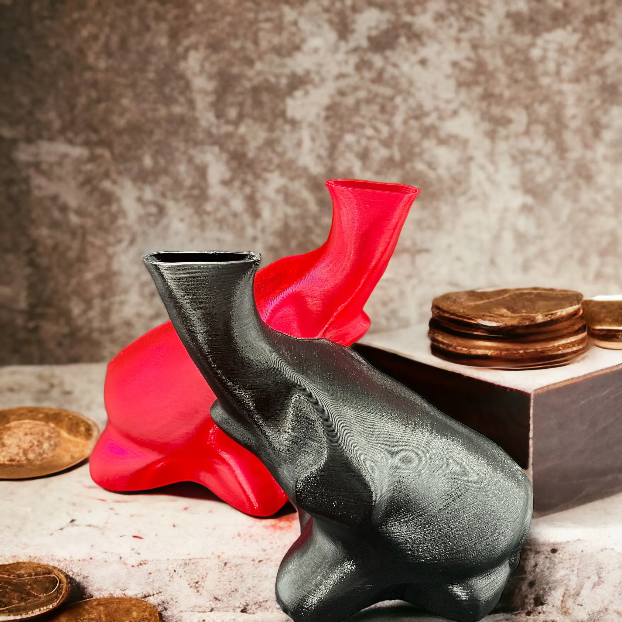 Tiêu đề Elegant Elephant Piggy Bank VASE MODE Tóm tắt In Rất Nhanh V