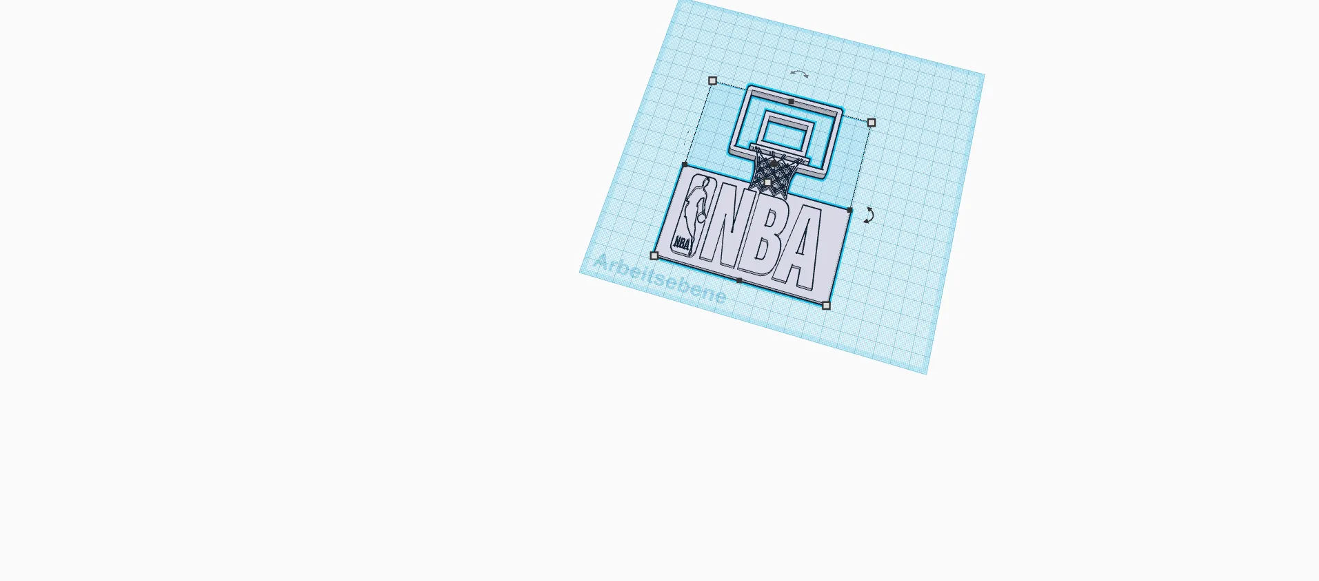 Tiêu đề NBA Schild Tóm tắt Trong Tinkercad Bearbeitet Danh mục Gia d