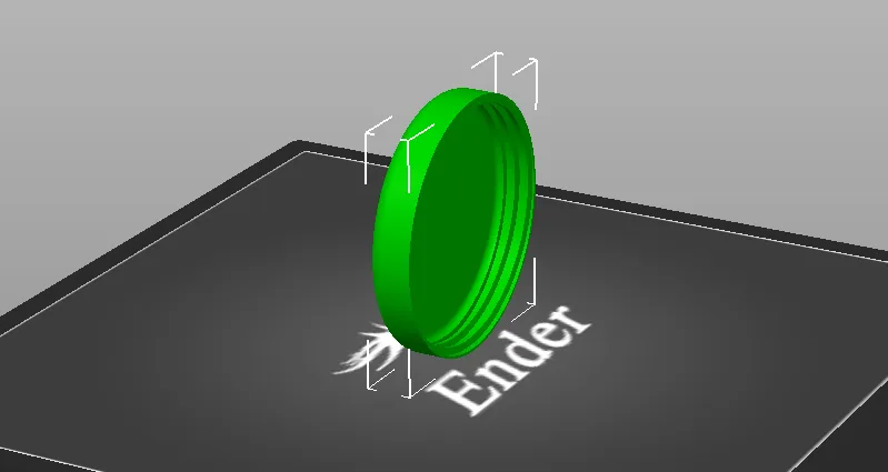 3D printer nozzle holder/storage container with threads