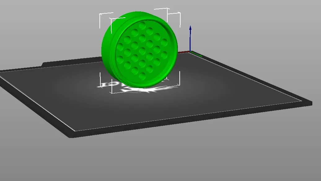 3D printer nozzle holder/storage container with threads