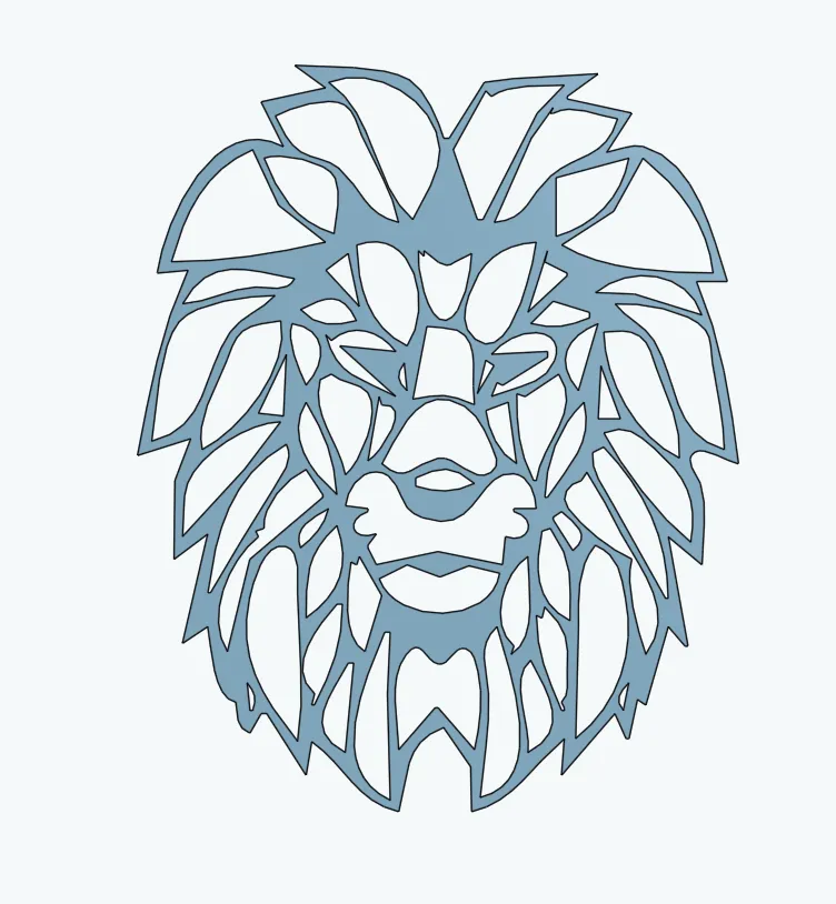 Tranh Treo Tường Sư Tử Độc Đáo