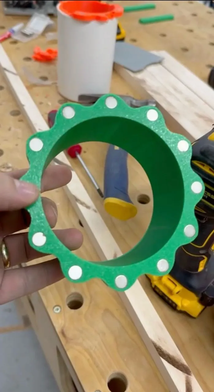 Khớp Nối Cổng Hút Bụi Từ Tính Cho Ống 4 inch (100mm)