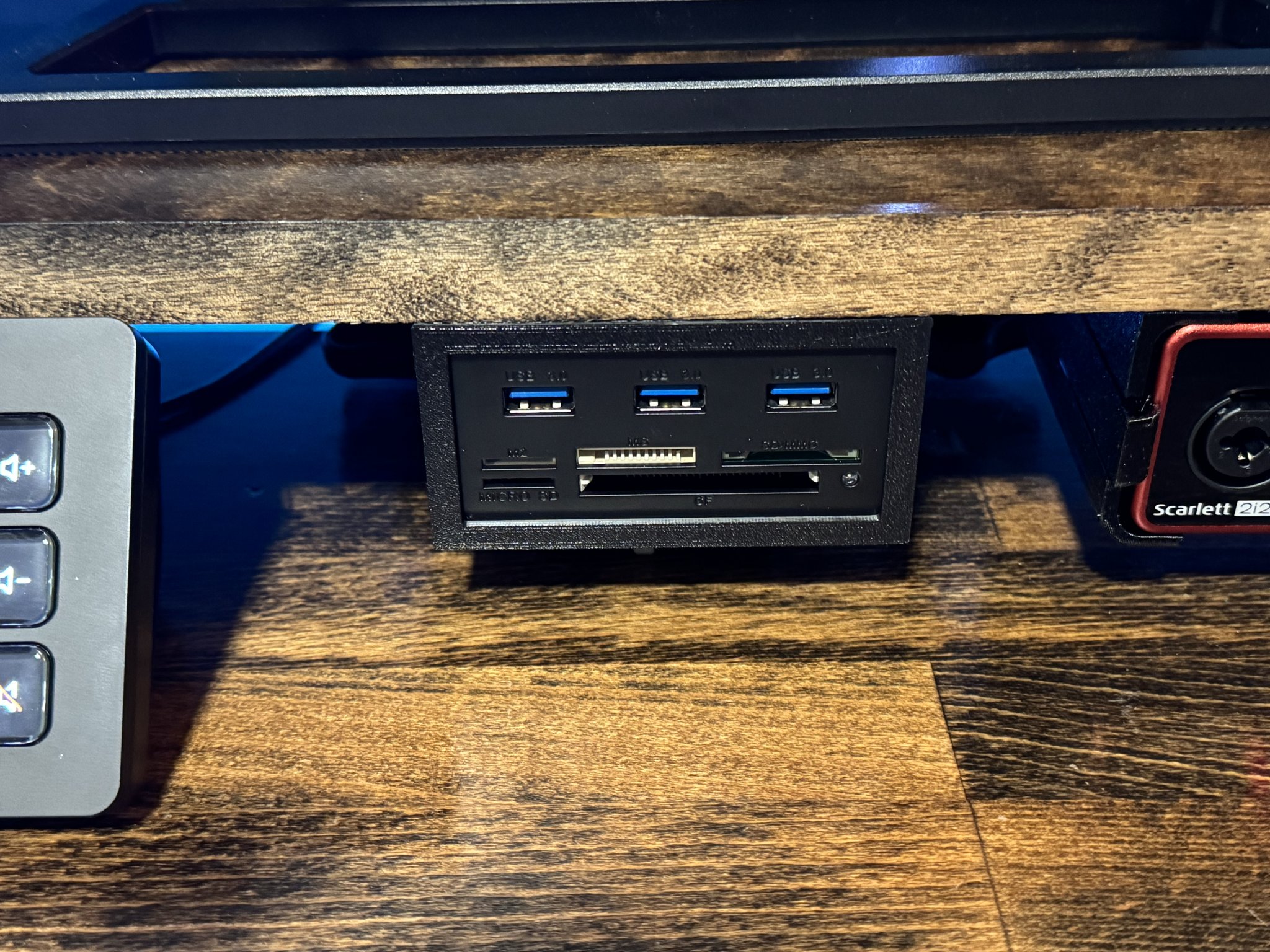 Card Reader Under Desk Mount
